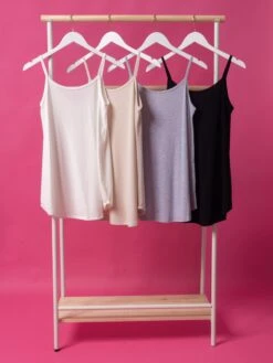 Zenana Reversible Tri- Blend Flowy Spaghetti Strap Tunic Cami | S-XL