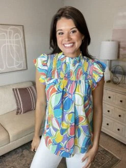 Multi Color Woven Top | S-3XL-