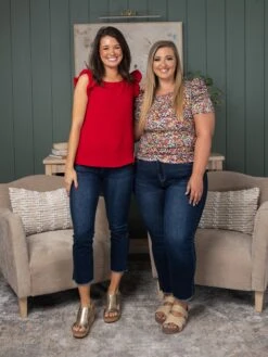 Mica Denim Mid Rise Crop Leg Jeans | 0-15