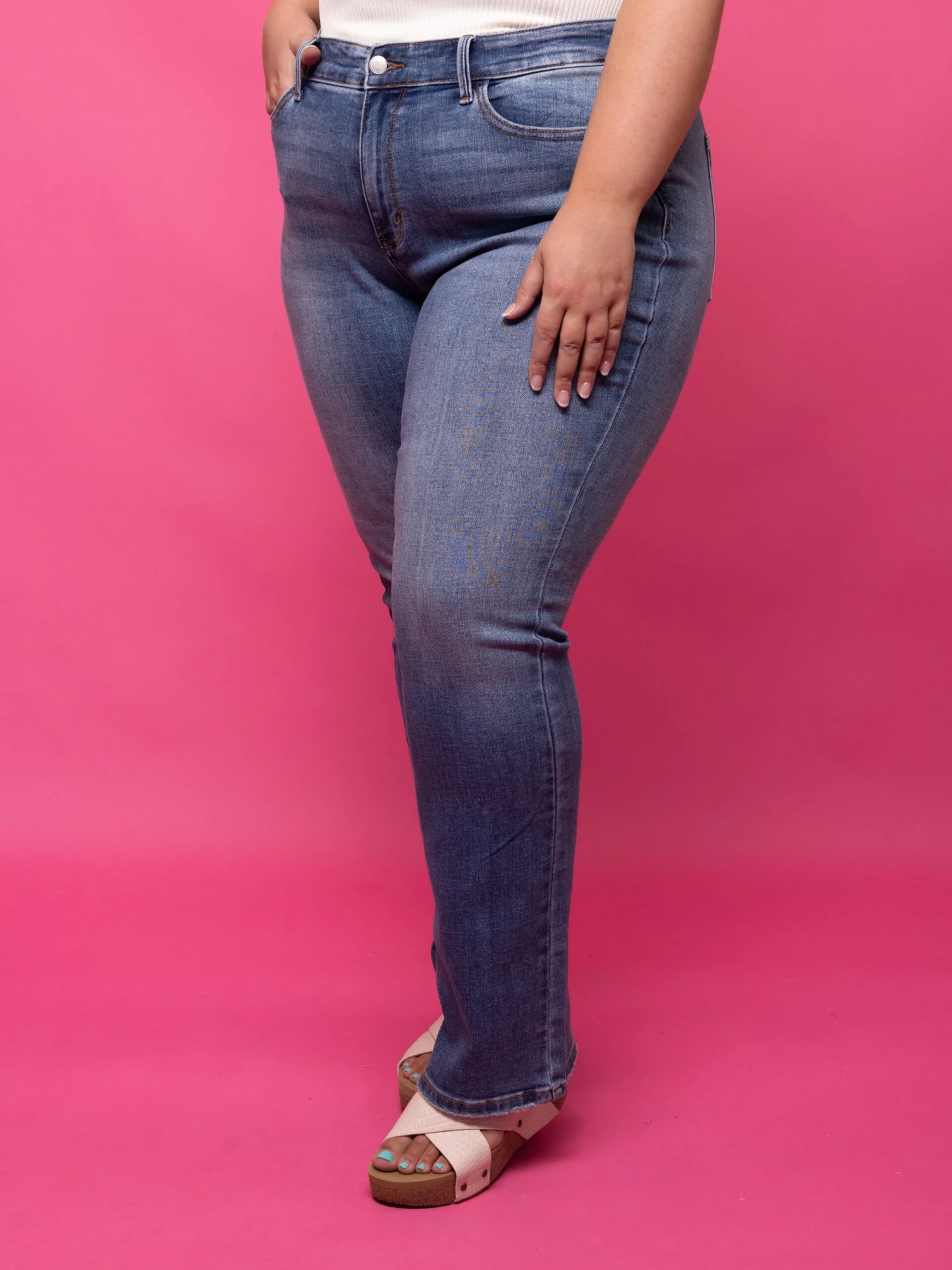 Judy Blue Mid-Rise Vintage Bootcut Jeans |0 - 24 - Image 4