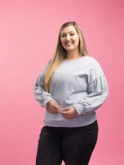 Round Neck Puff Sleeve Sweater| S-XL *Final Sale*