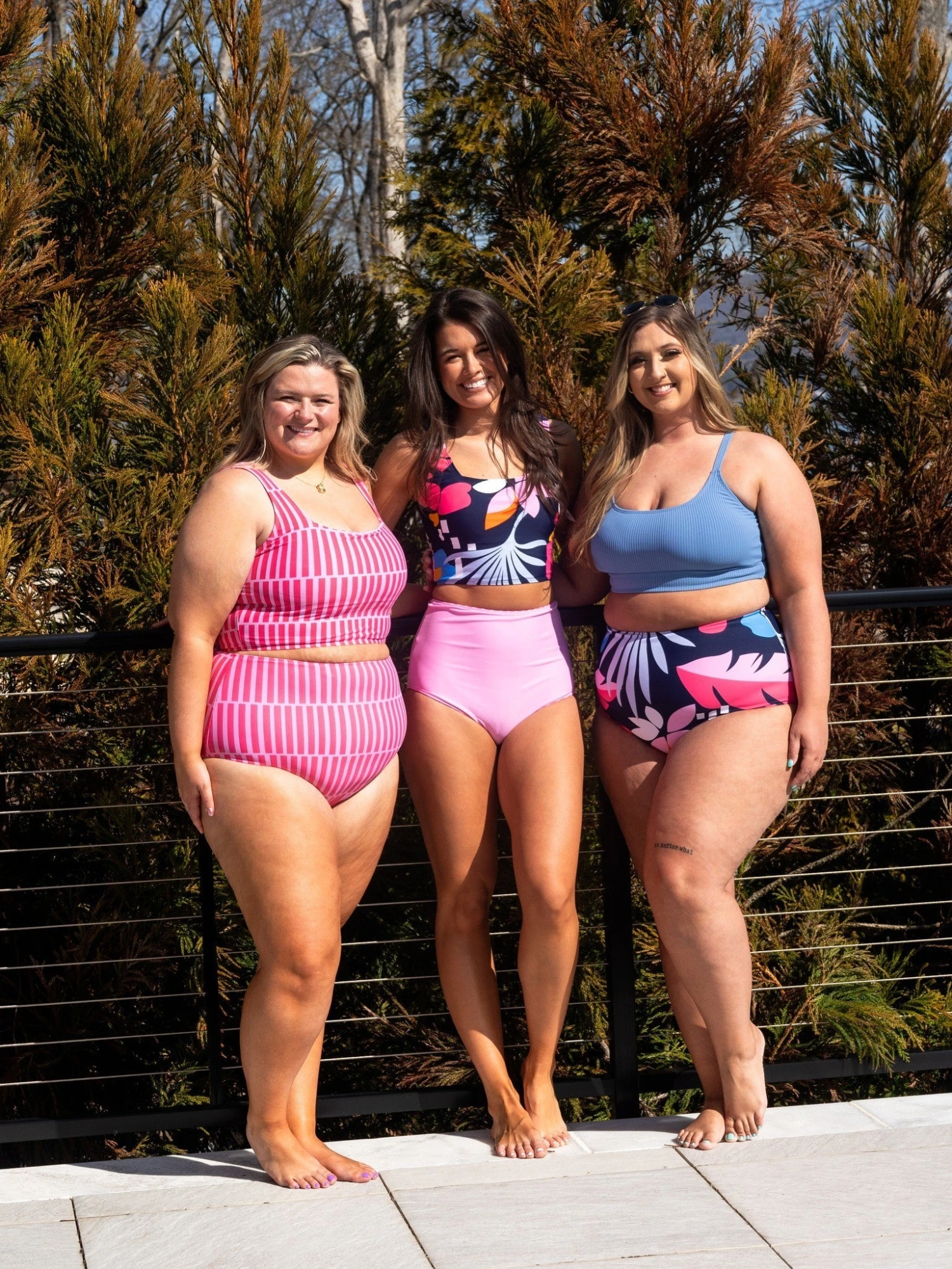 Coral Reef Scoop Neckline Swim Top| S-3XL - Image 3