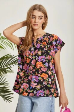 Emily Wonder Fun Printed Blouse | S - 3X