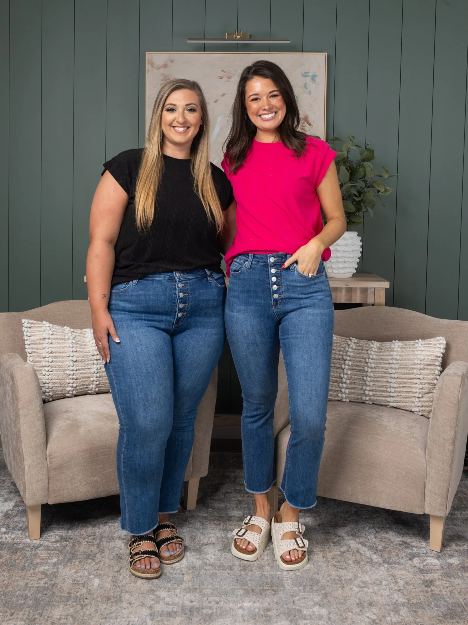 Mica Denim Super High Rise Crop Flare Jeans| 0-15