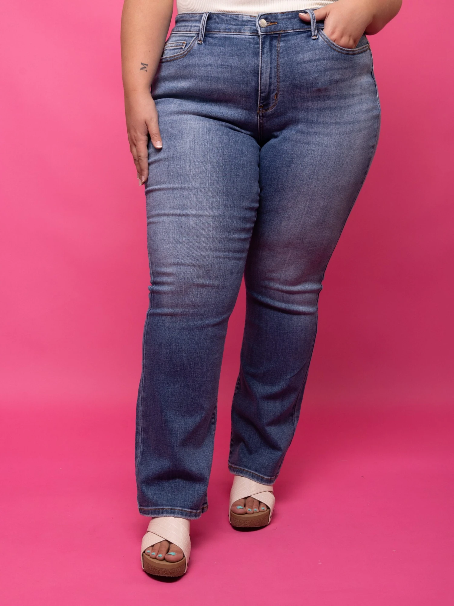 Judy Blue Mid-Rise Vintage Bootcut Jeans |0 - 24 - Image 3
