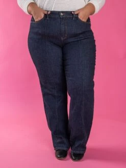 Judy Blue High Waist Front Seam & Dart Detail Wide Leg Jeans | 0 - 24