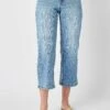 Judy Blue High Waist Double Waistband Crop Wide Jeans | 0 - 24