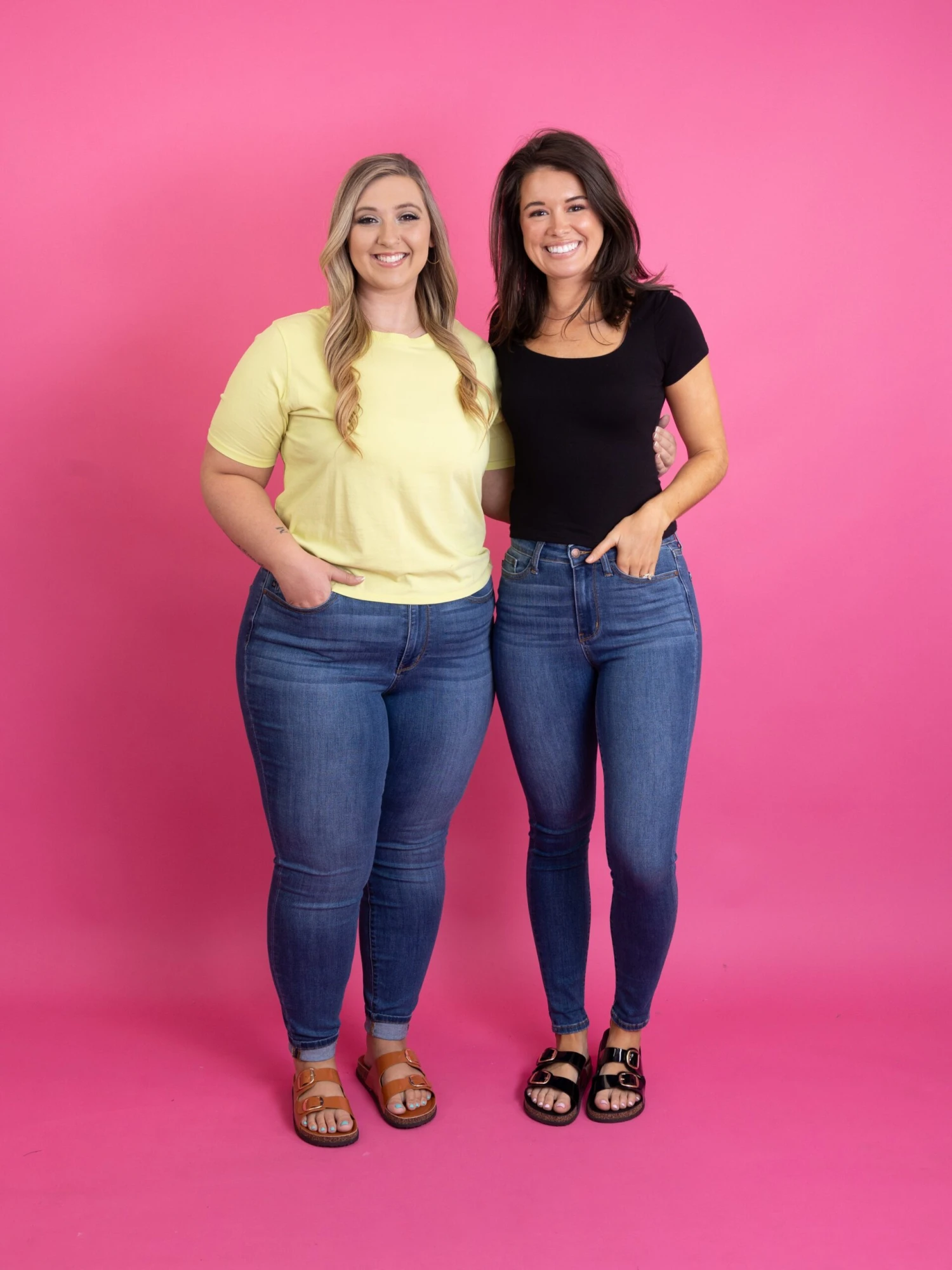 Judy Blue High Waist Cuffed Hem Skinny Jeans| 0-24