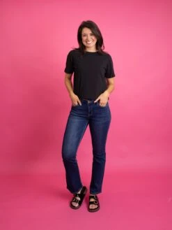 Mid-Rise Boot Cut Jean | 0 - 15