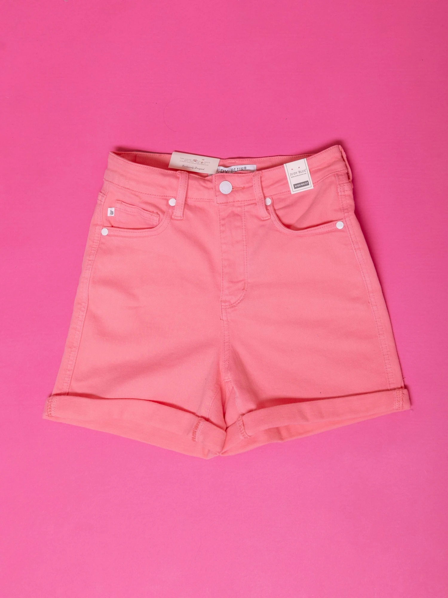 Judy Blue High Waist Tummy Control Garment Dyed Shorts | S-3X - Image 7