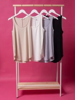 Zenana Tri- Blend Flowy Tunic Tank Top| S-XL