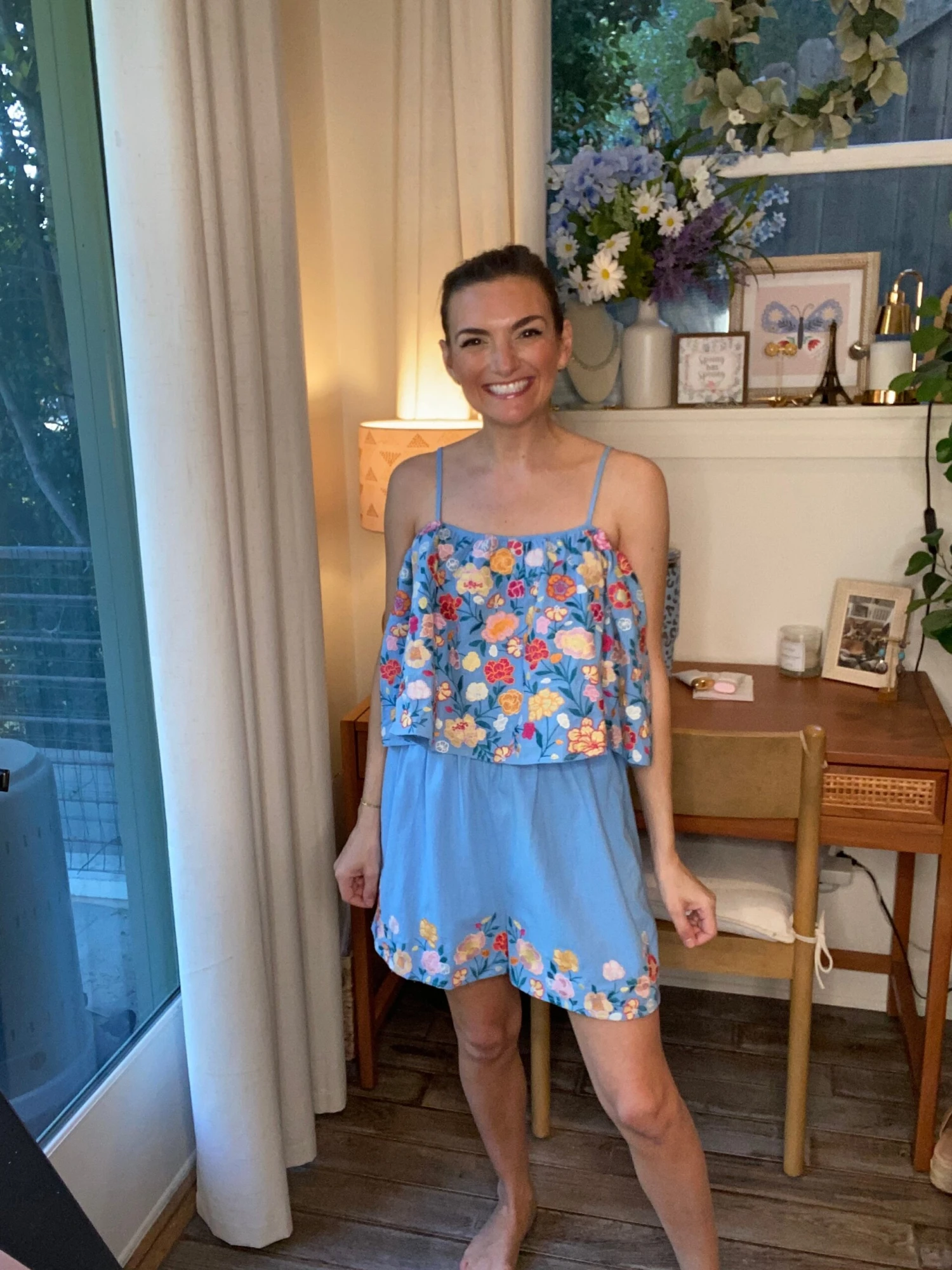 Embroidered Off The Shoulder Romper | S - 3X - Image 4