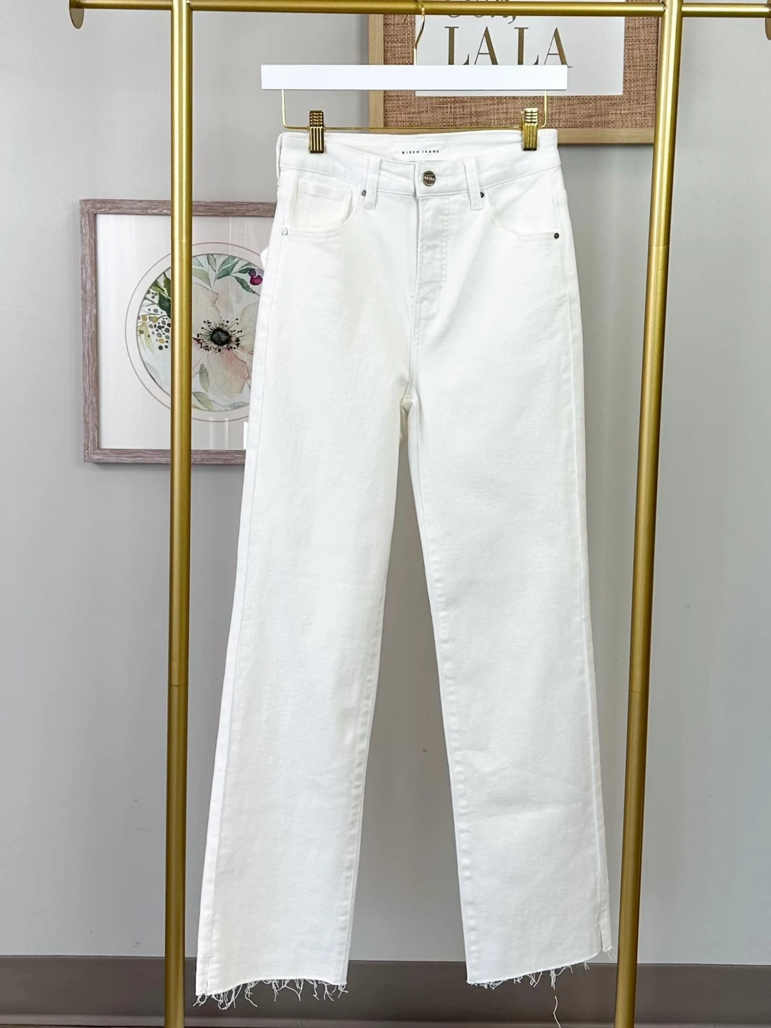 Risen High Rise Tummy Control Straight Leg Jeans | 1-3X