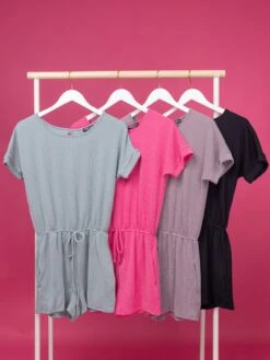 Heimish Raised Ribbed Romper | S-3X