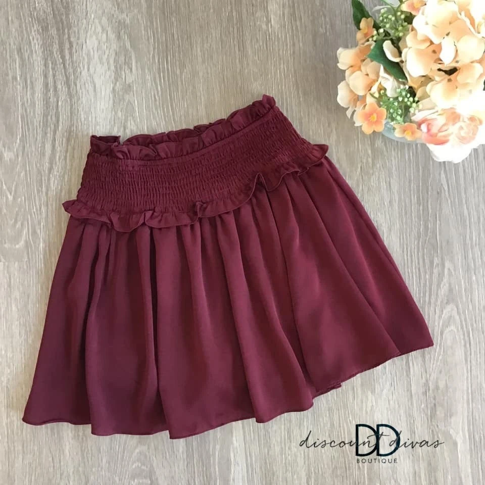 Let Go Satin Skirt *Final Sale*