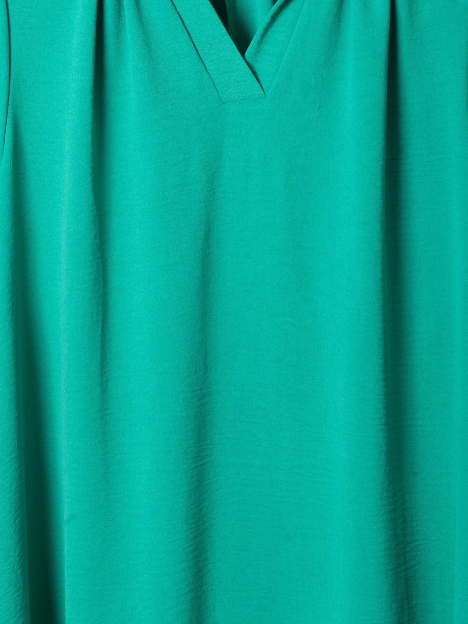 Peasant Sleeve Split Neck Midi Dress | S-3X - Image 9