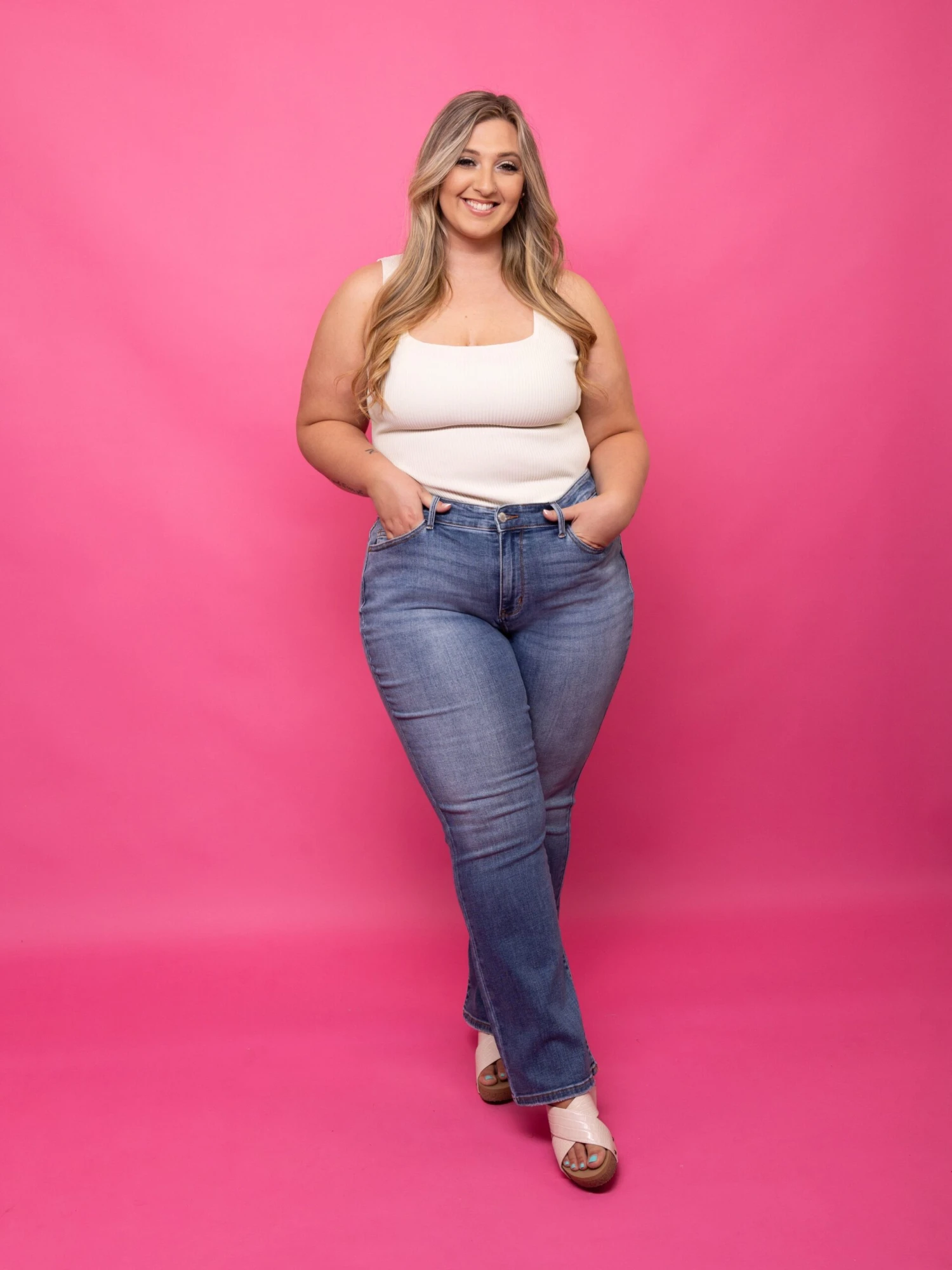 Judy Blue Mid-Rise Vintage Bootcut Jeans |0 - 24 - Image 2