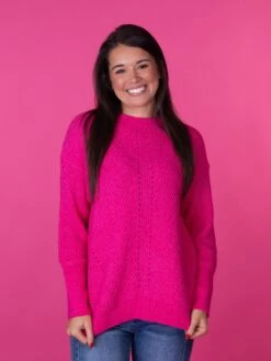 Long Sleeve Crew Neck Sweater | S-L