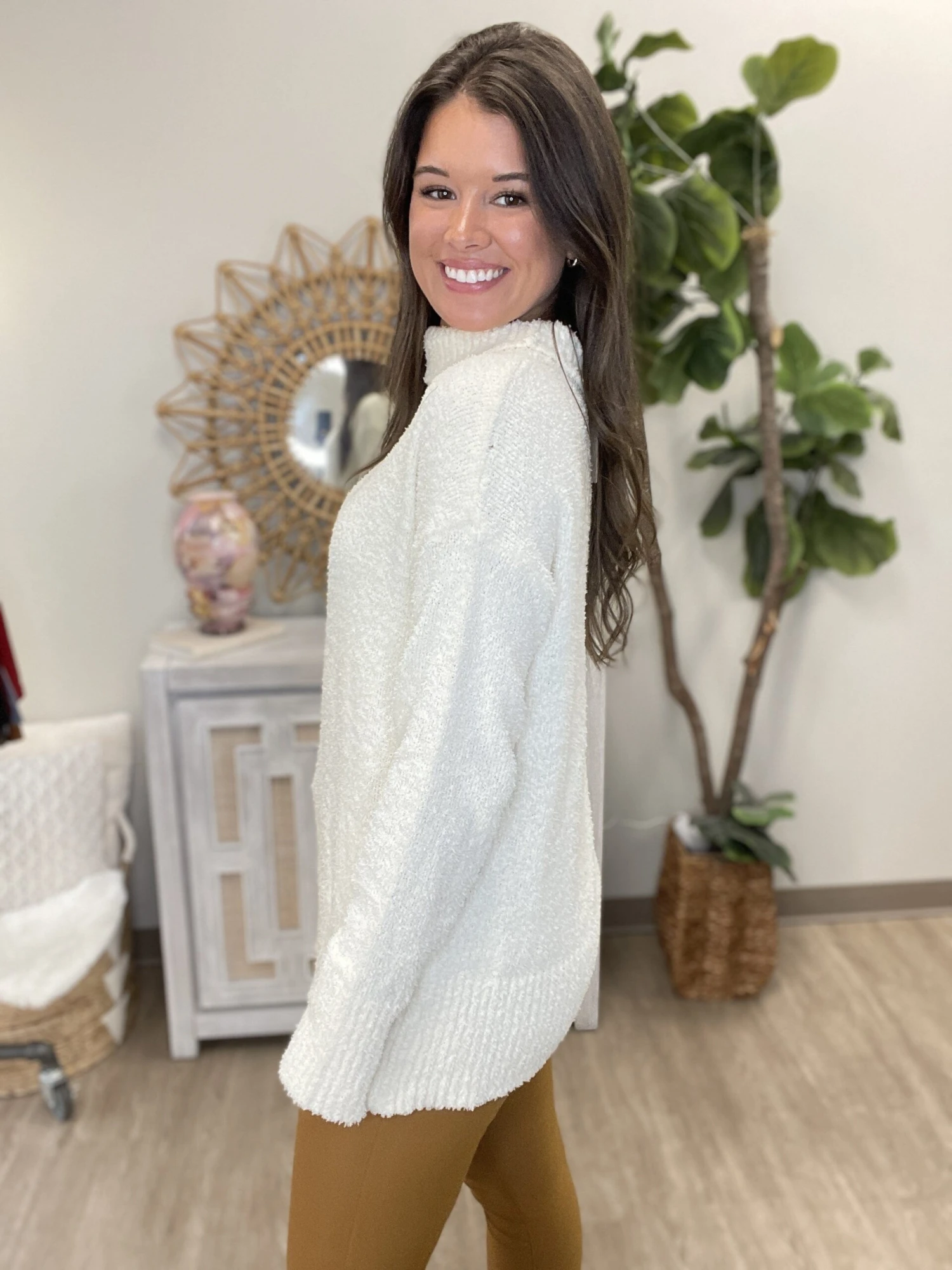 High Neck Oversize Sweater Top | S-3XL - Image 4