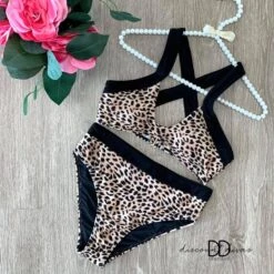 Leopard High Waisted Bikini Set *Final Sale*