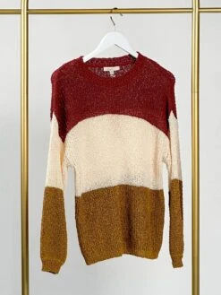 Long Sleeve Lightweight Striped Sweater| S/M - L/XL