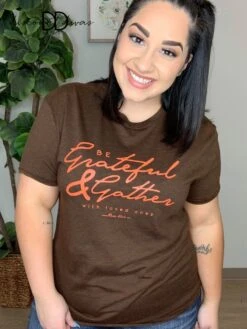 Be Grateful And Gather Mineral Washed Tee *Final Sale*