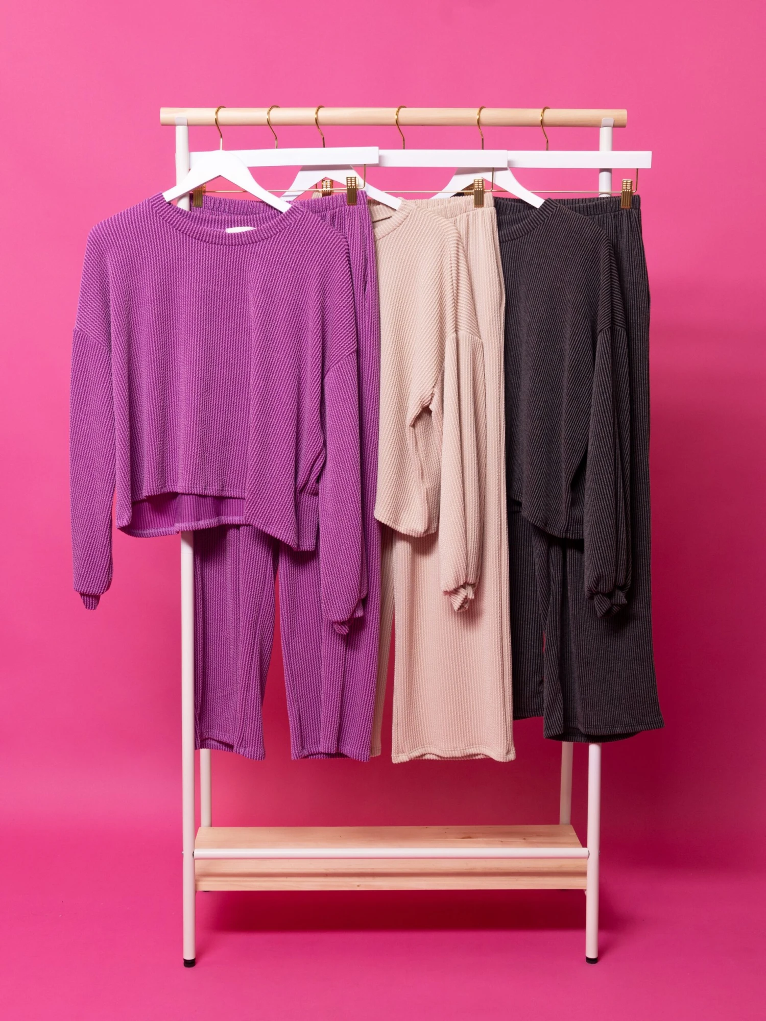 Manifest Long Sleeve Ribbed Top | S - 3XL Set W/ Sku49292 - Image 2