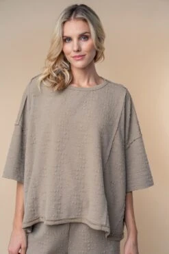 White Birch Short Sleeve Solid Knit Pullover | S - 3X Set W/ Sku50002