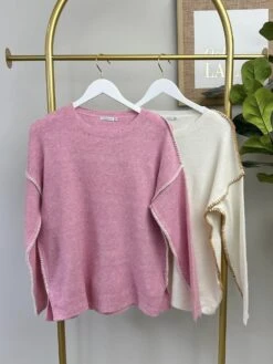 STACCATO Stitch Seam Sweater | S-L