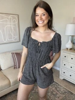 Keep Me Going Romper | S - L *Final Sale*