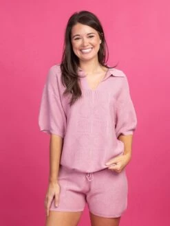 Drawstring Elastic Band Crochet Knit Shorts | S-L W/ Sku49946