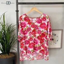 Flowers For Fun Top | S - 3X *Final Sale*