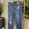 Judy Blue High Waist Destroy & Pocket Embroidered Ankle Straight Jean | 0 - 22