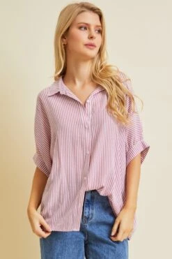 Pin Stripe Shirt | S - 3XL