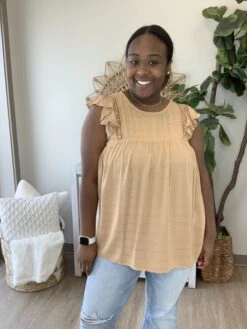 STACCATO Ruffle Baby Doll Top *Final Sale*