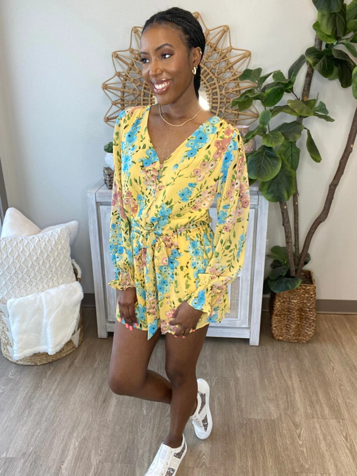 Floral Fountain Romper *Final Sale* - Image 2