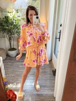 Floral Printed Romper | S - L *Final Sale*