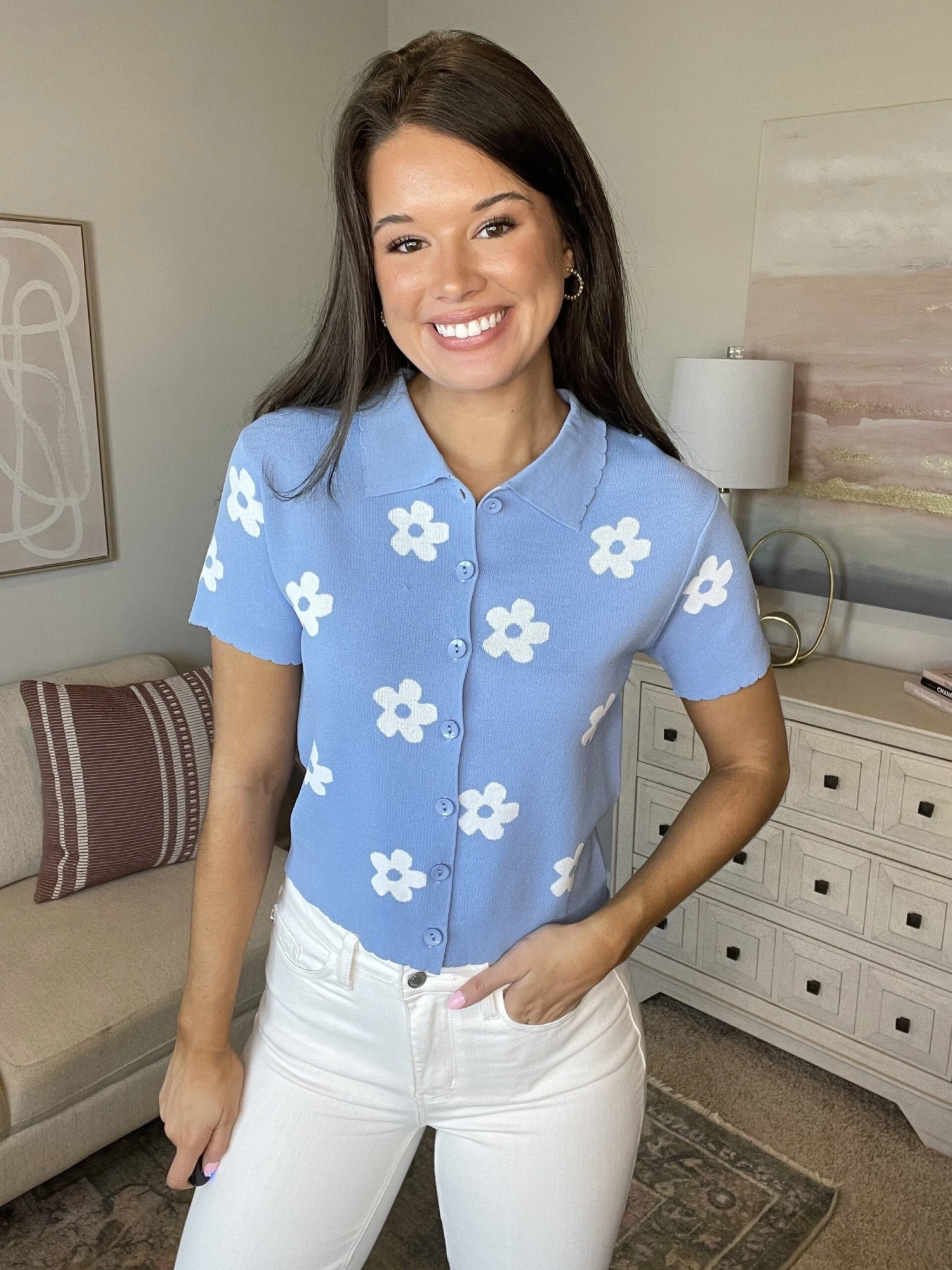 Daisy Dream Top| S-L *Final Sale* - Image 2