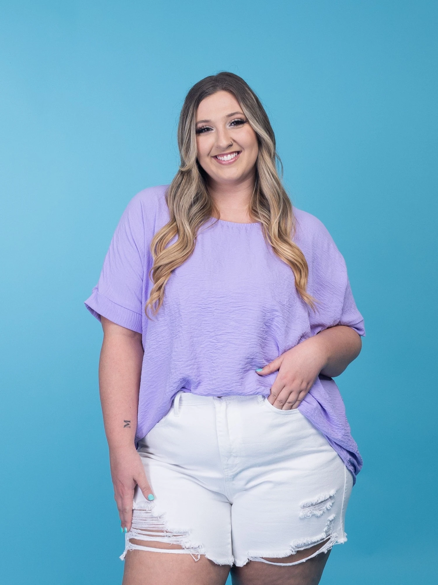 Judy Blue High Waist Rigid Magic Destroy Shorts | S - 3XL - Image 3