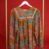 Boho Style Printed Cotton Voile Top | S - L Easel