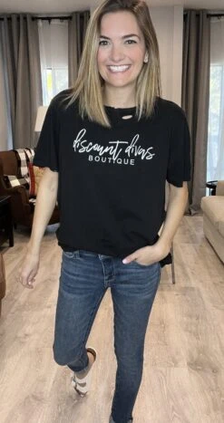 DD Distressed Logo Graphic Tee *Final Sale*