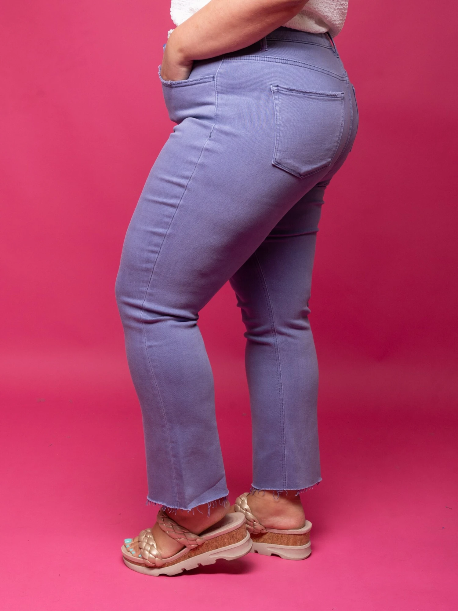 Vervet High Rise Stretch Straight Jeans | 1 - 22 - Image 3