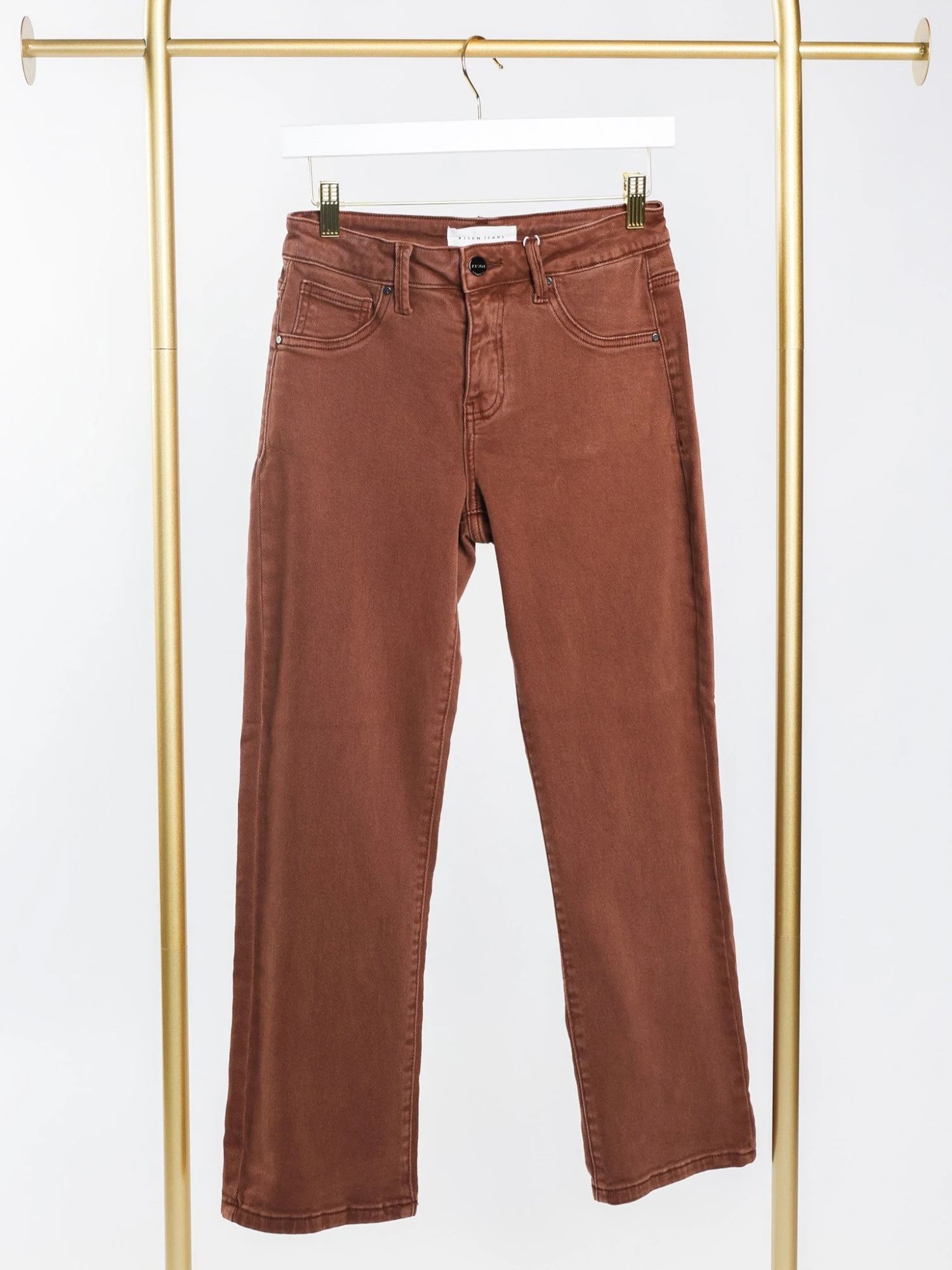 Risen Mid-Rise Straight Leg Crop Pants | 0 - 3X