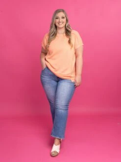 Risen Mid Rise Cropped Flare Jeans | 0-3X