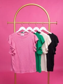 Boho Breeze Ruffle Sleeve Top | S - 3XLSet W/ Sku49295