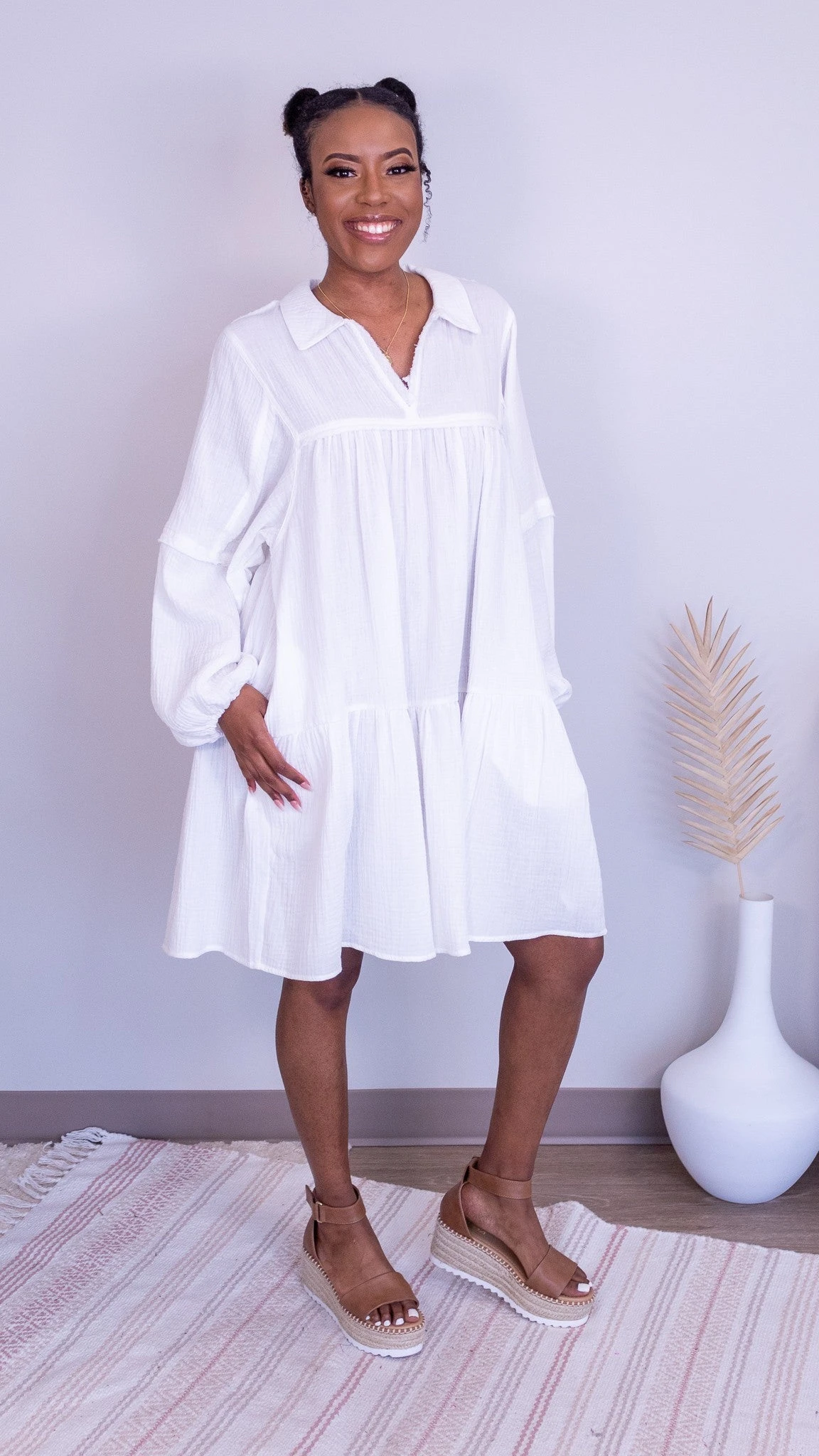Humbled Blessings Cotton Gauze Dress *Final Sale* - Image 4
