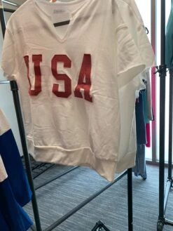 Raw Edge USA Lettering Patch T-Shirt | S - L