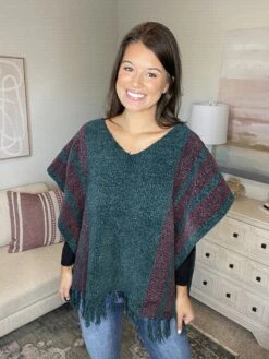 Wish I Knew Poncho Sweater | S-L *Final Sale*
