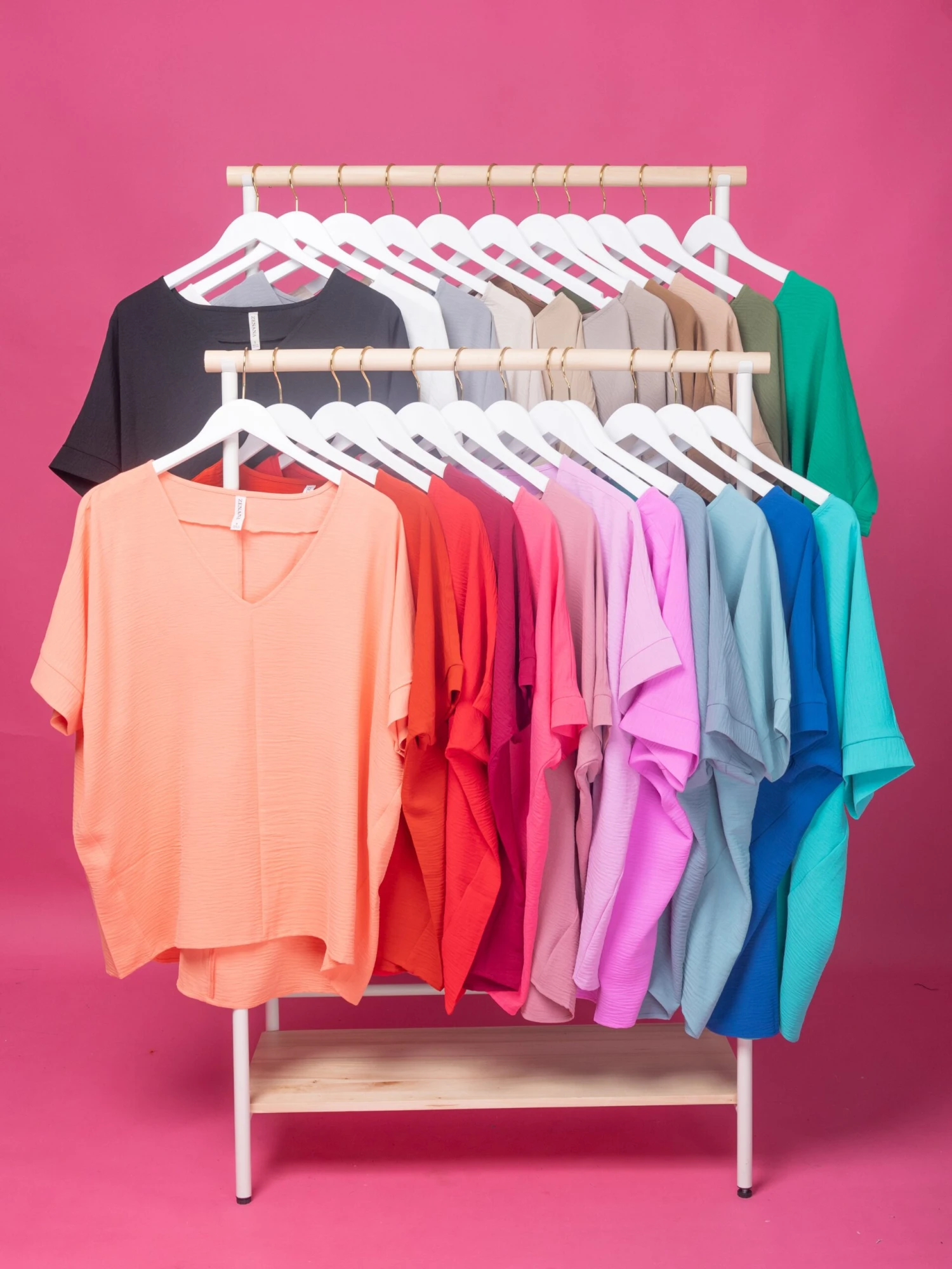 Zenana V-Neck Dolman Airflow Top | S-3XL - Image 8