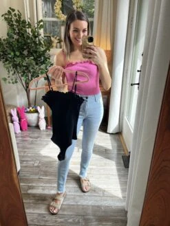 Sleeveless Ruffle Knit Bodysuit | S-3XL *Final Sale*